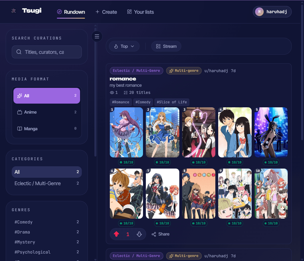 tsugi interface